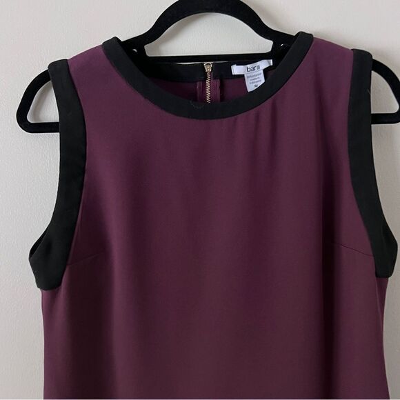 Bar III Sleeveless Maroon Sheath Dress Size Medium - Picture 5 of 7